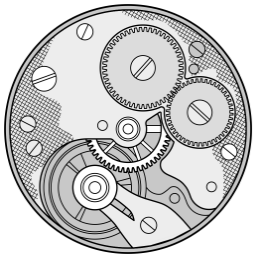 Mechanical watch before servicing