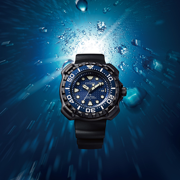 CITIZEN PROMASTER New light-powered Eco-Drive Diver 200m inspired by the  majestic, endangered whale shark