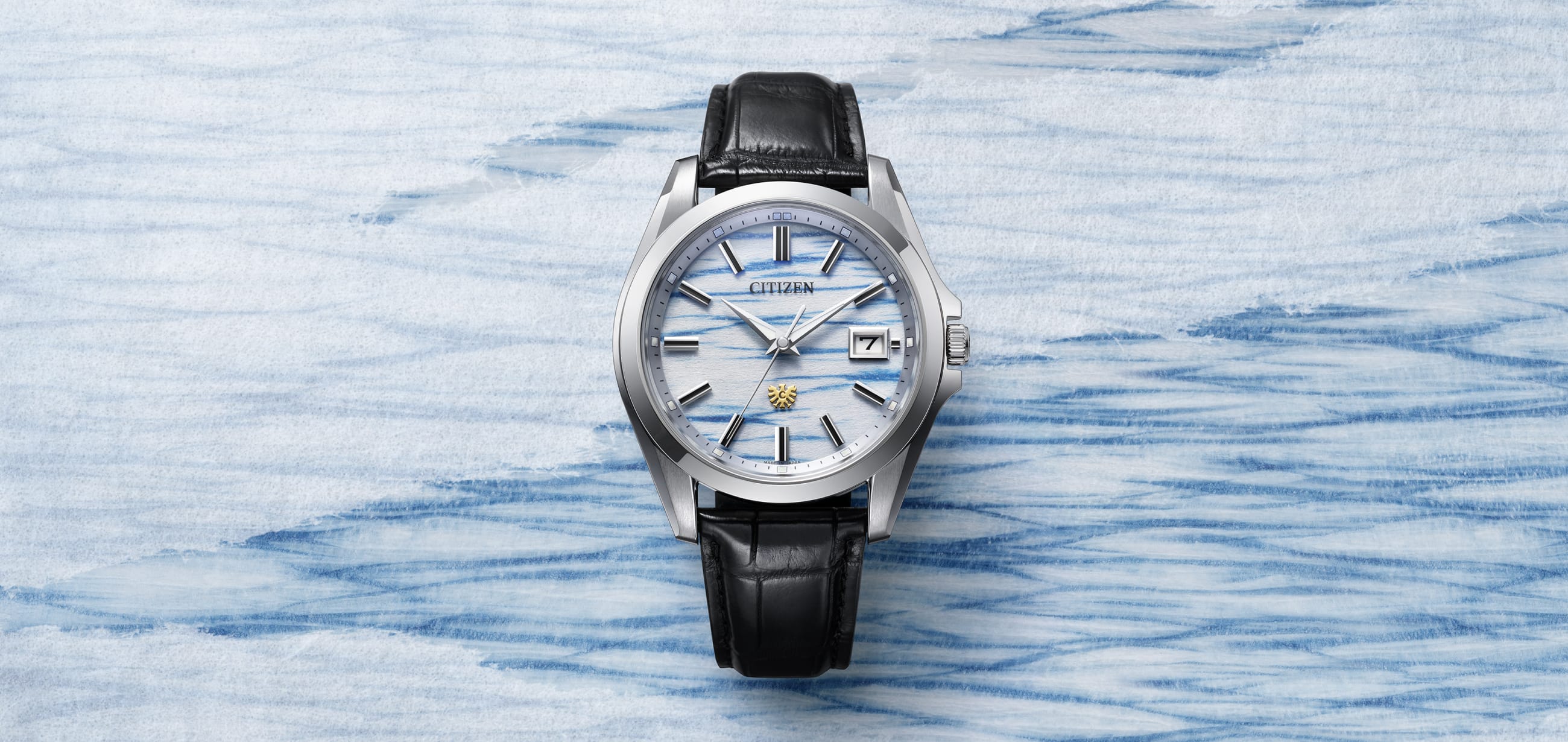 Hand-dyed Indigo Washi Paper Dial Limited Edition